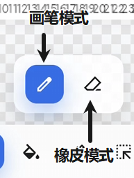 画笔工具模式